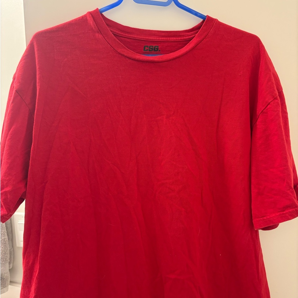 Classic Red Short Sleeve Tee